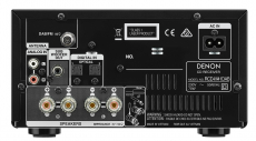 Denon D-M41DAB Schwarz mit schwarzen Lautsprechern Minisystem mit Bluetooth